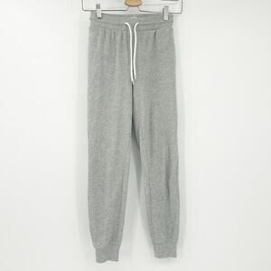 Aritzia Sunday Best Womens Loungewear Baby Waffle‎ Jogger Sweatpants 2XS Gray